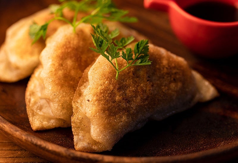 Gyoza Shack Tokyo's Premium Coarse Ground Gyoza (4 pieces) — ¥756 (tax included)