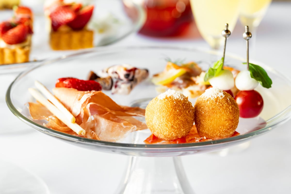 Five types of savory items