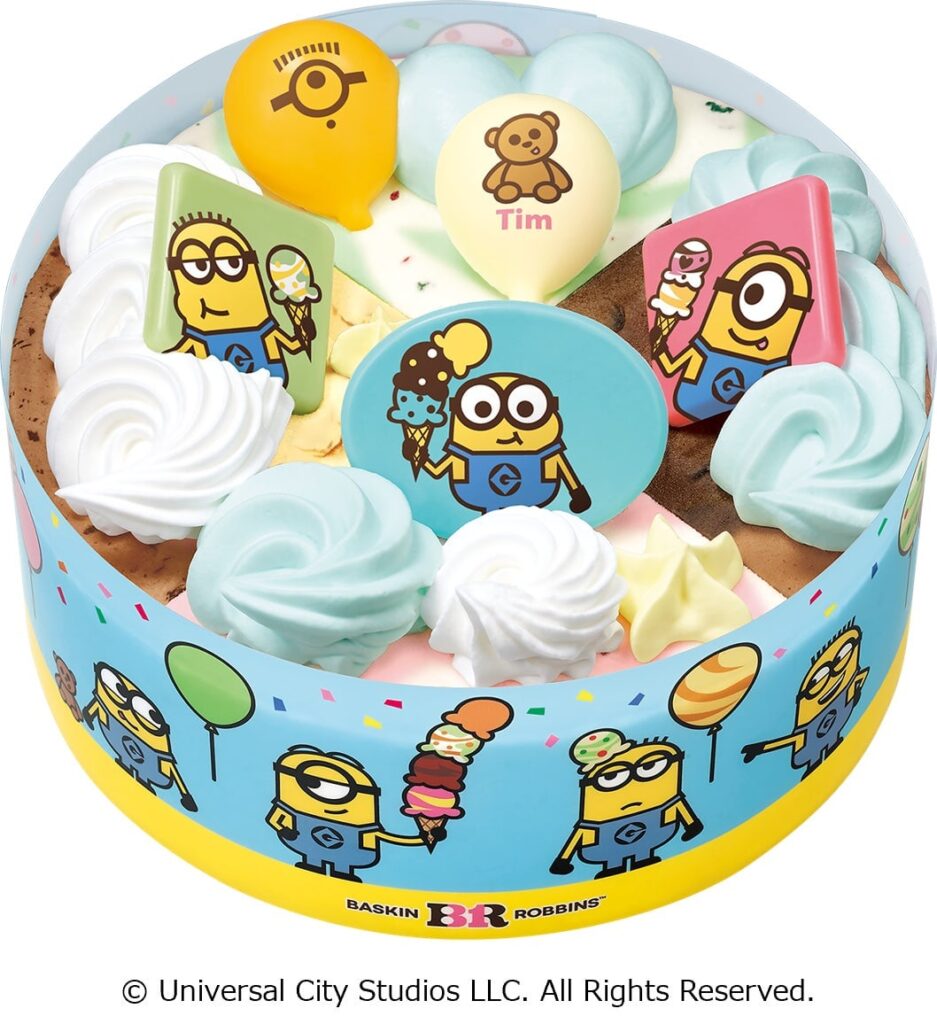 B-R 31 Launches New Minions Ice Cream Cake Palette 4 in Japan