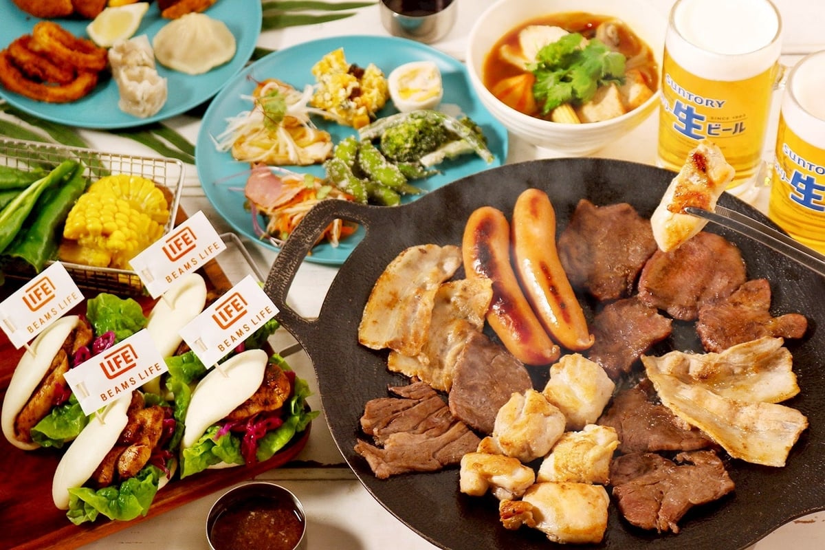BEAMS LIFE Yokohama Launches Premium BBQ Plan at Yokohama Mores Rooftop Beer Garden