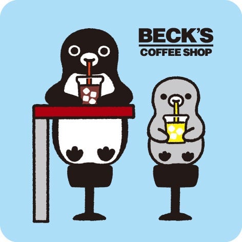 Becks Coffee Shop Launches Summer Suica Penguin Campaign with Exclusive Stickers and JRE POINT Prizes in Japan