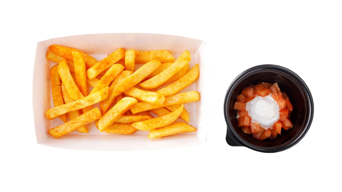 Diced Tomato Garlic Spicy Potato