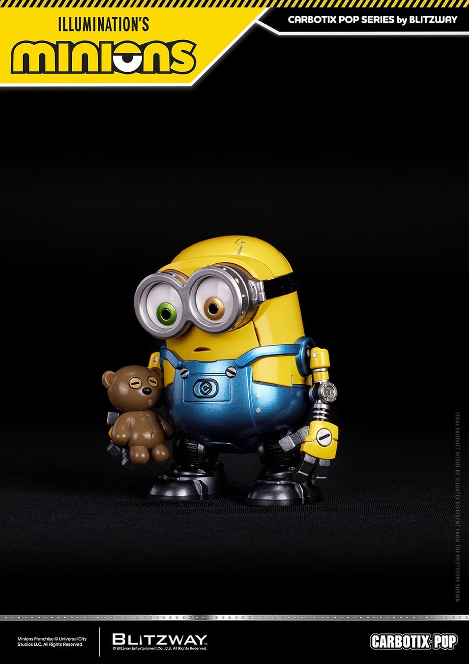 Among the robot-themed designs, this one features a small, chubby body with curves carefully designed to be recreated.