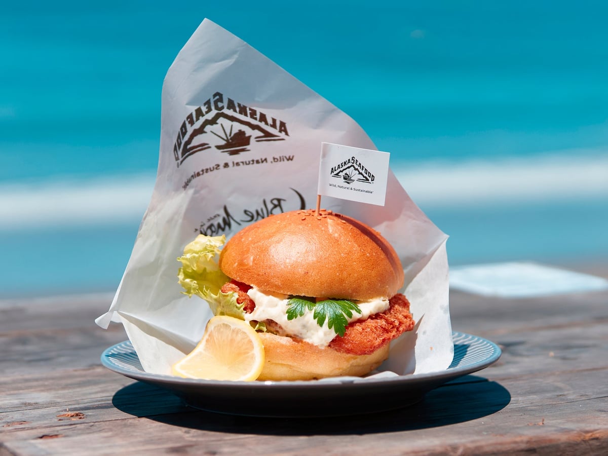 Blue Moon Hayama Brings Back Popular Alaska Pollock Fish Burger in Hayama Until August 31