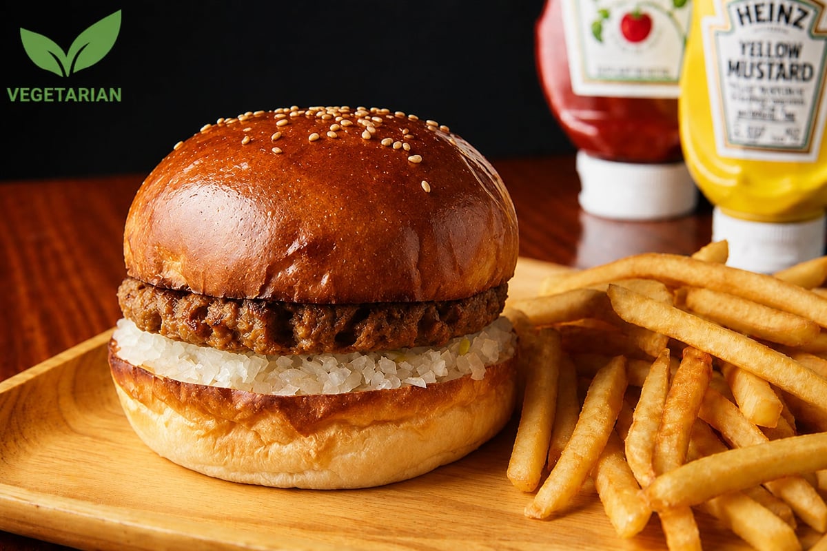 VEGETARIAN BURGER ※Image