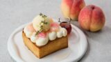 Buttery Cafe in Nagoya Launches Peach Fair Featuring White Peach Butter Toast and Limited Milk Crepe July 3