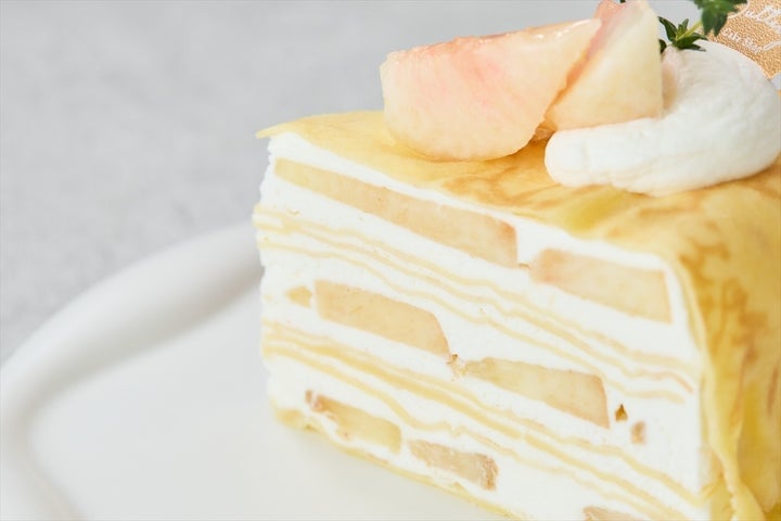 Buttery Cafe in Nagoya Launches Peach Fair Featuring White Peach Butter Toast and Limited Milk Crepe July 3