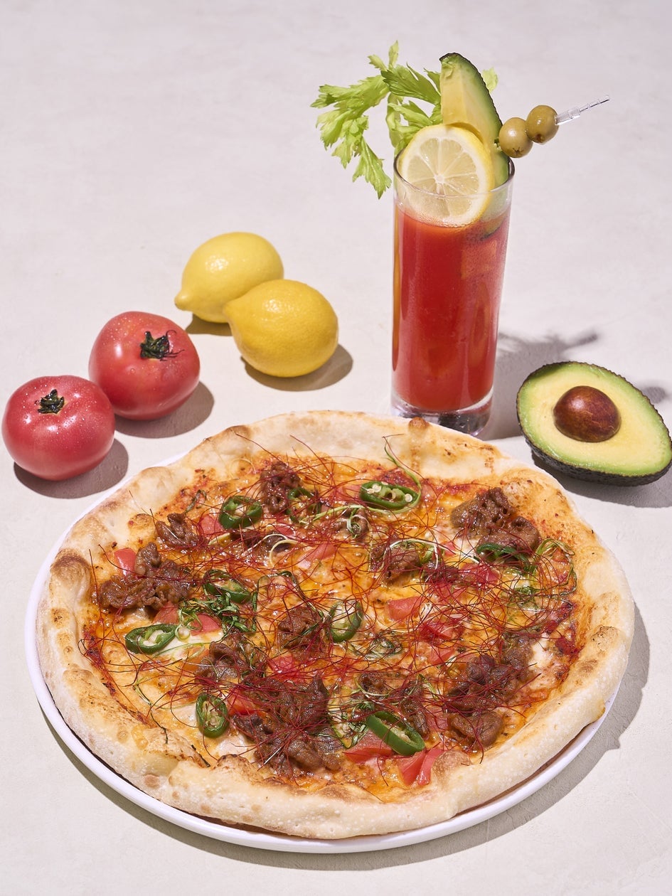 California Pizza Kitchen in Kawasaki Offers Seasonal Korean BBQ Pizza and Bloody Caesar Cocktail