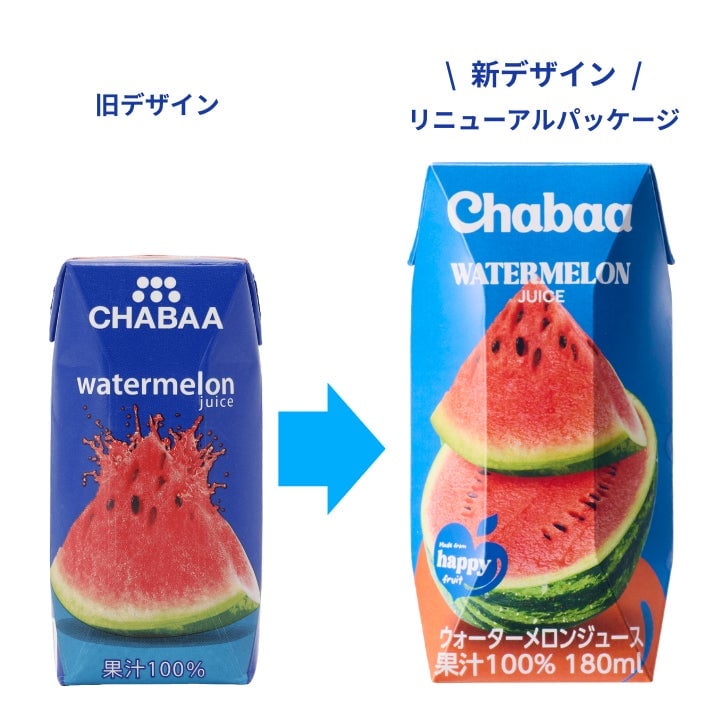 Chabaa Refreshes Tropical Fruit Juice Packaging with New Coconut Line in Japan