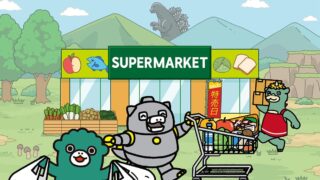 Chibi Godzilla Summer Campaign with Kansai Food Market Offers Free Original Smartphone Wallpaper