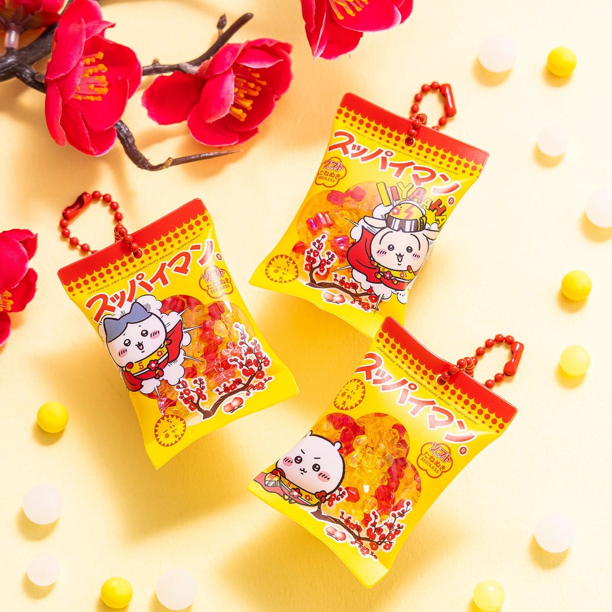 Chiikawa x Suppaiman Collaboration Goods Launch in Japan with Mascots and T-Shirts