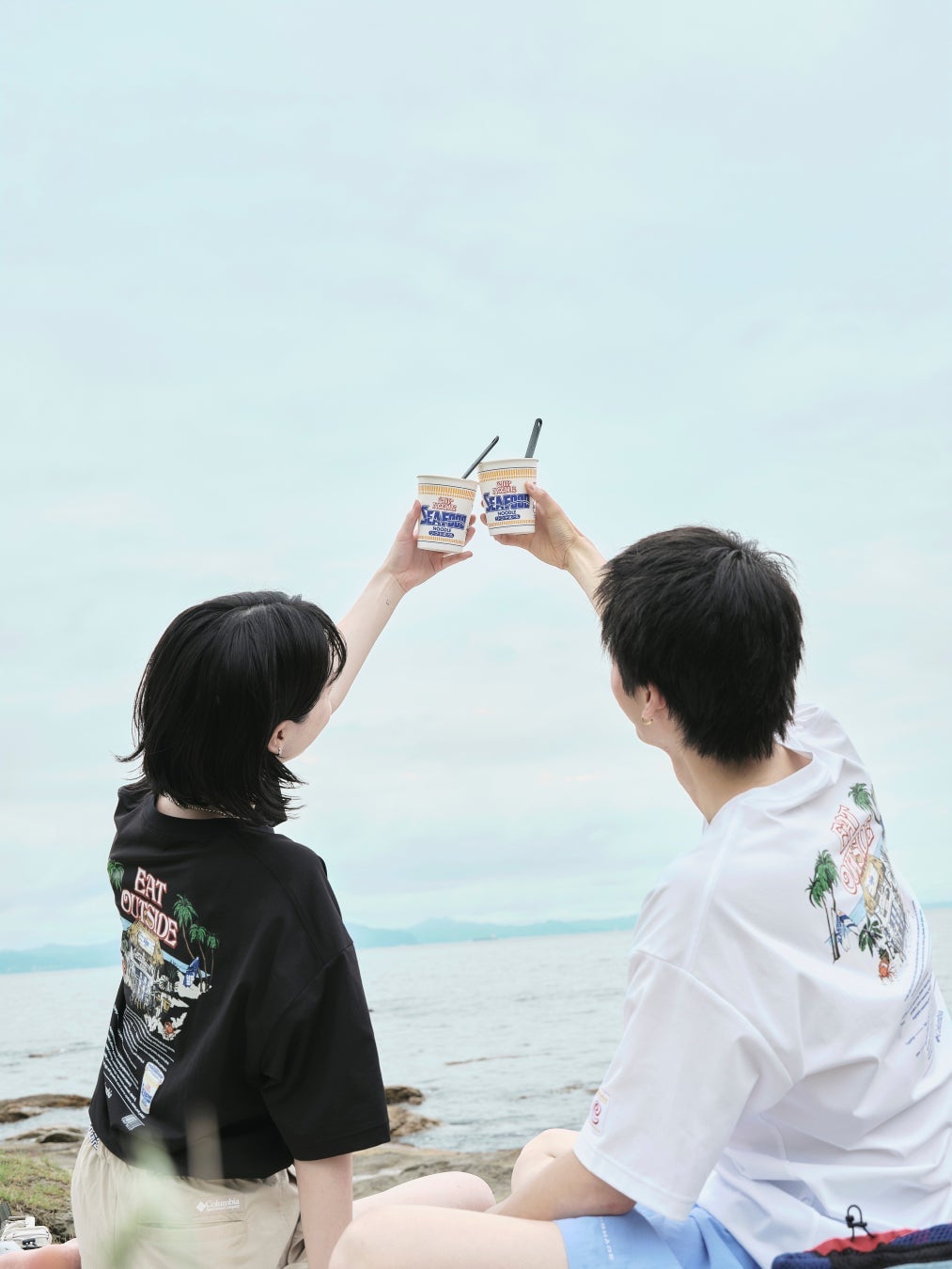 Japan Debut: Cup Noodle Seafood x Columbia Collaboration T-Shirt