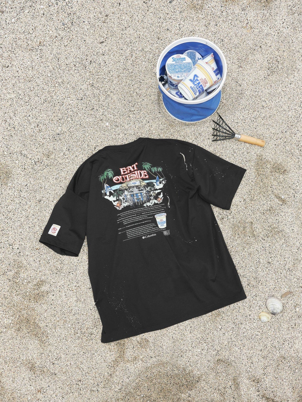 Japan Debut: Cup Noodle Seafood x Columbia Collaboration T-Shirt
