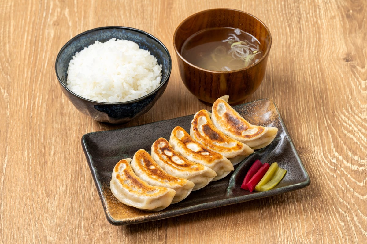 Dandadan's Ultra Charge Gyoza Set — ¥2,222 (tax included)