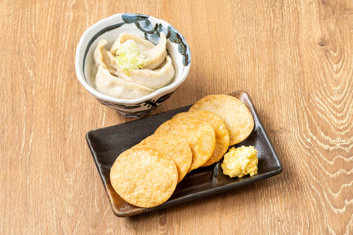 Water Dumplings / Gyoza Skin Crisps / Choose 1 from ①〜④ — ¥1,555 (tax included)