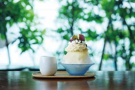 Annou Imo ¥1,455 / ¥1,600 (includes Annou Imo honey, Wasanbon milk sauce, brown sugar jelly, sweet potato cream, Naruto Kintoki sweet potato, black sesame crackers)