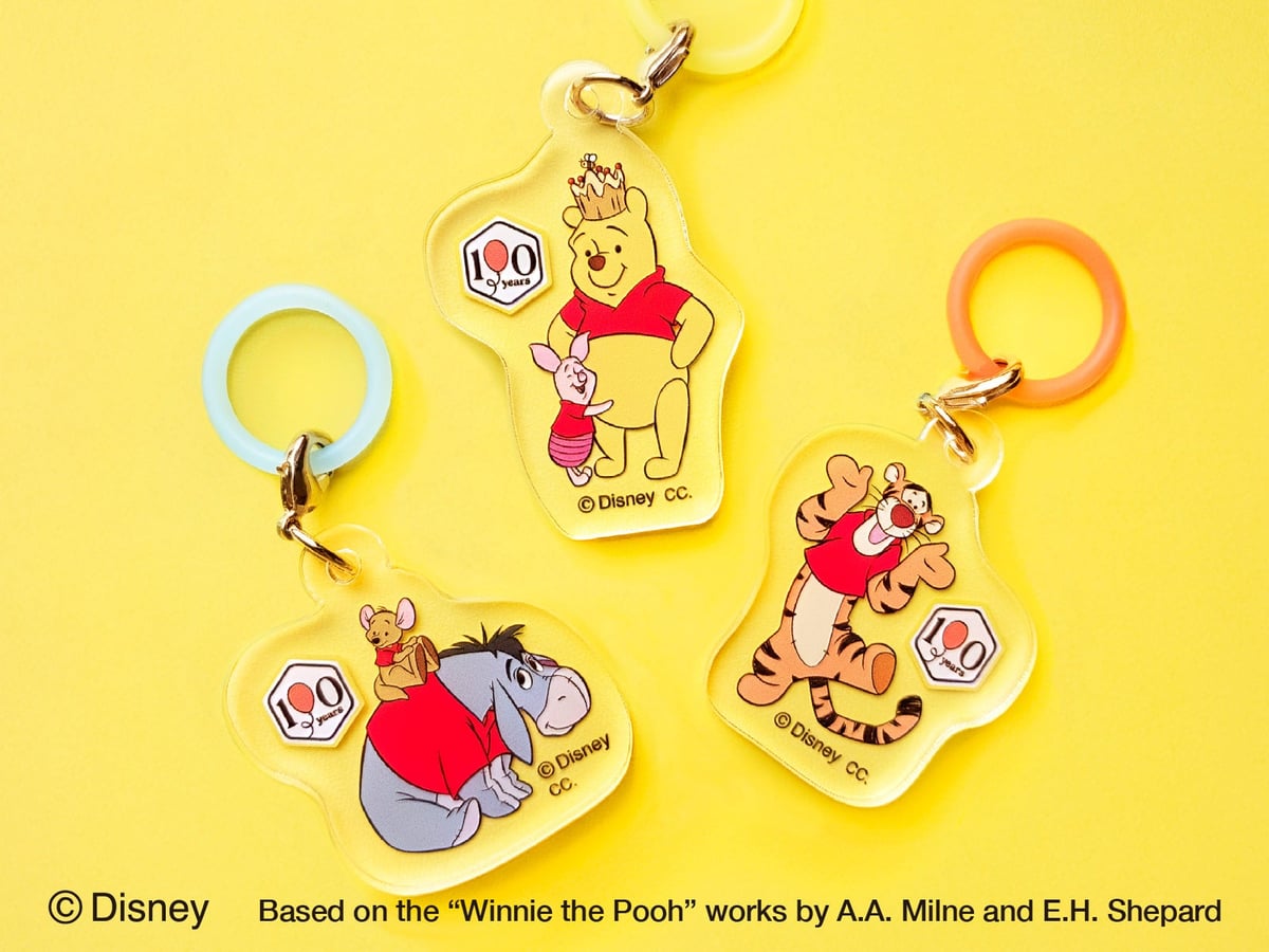 Winnie the Pooh Design Badge Charm - 1 piece ¥605 (tax included)
