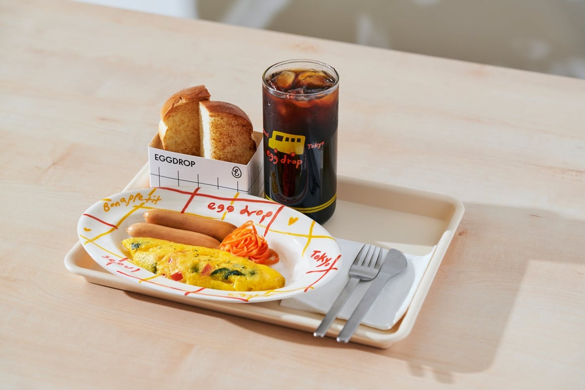 A morning set that combines eggs and other ingredients to start your morning lightly. Price: Regular ¥790 (tax included)