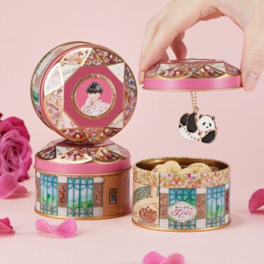 free panda charm tetsuko room cookie tin nihonbashi 01
