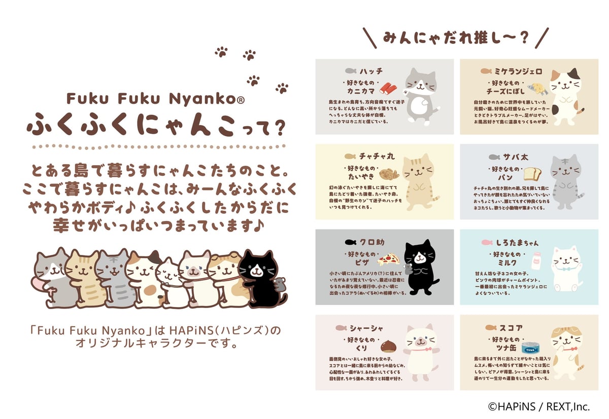 Fuku Fuku Nyanko Summer Festival Collaboration at Colombin Cafes in Harajuku