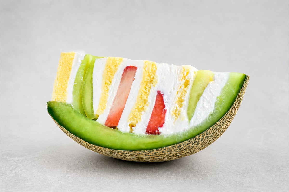 Giant 5L Takami Melon Shortcake in Chiba, Japan — From July 5, 2026
