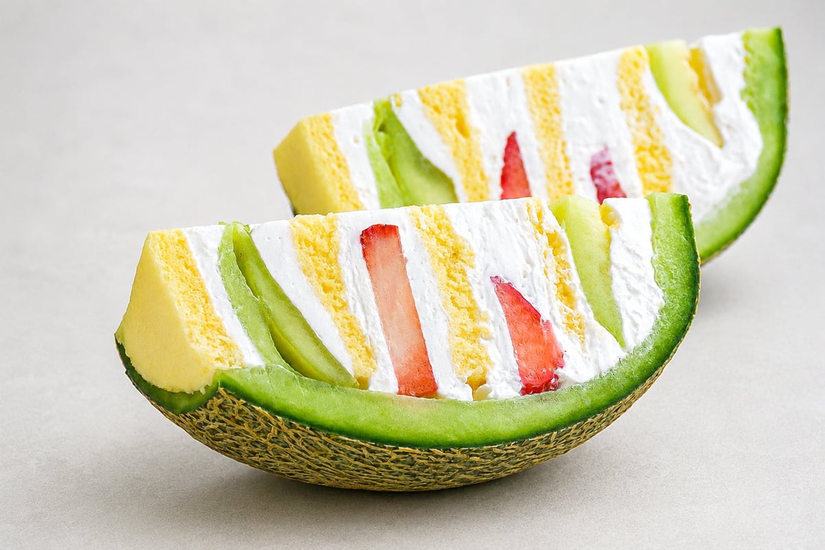 Giant 5L Takami Melon Shortcake in Chiba, Japan — From July 5, 2026