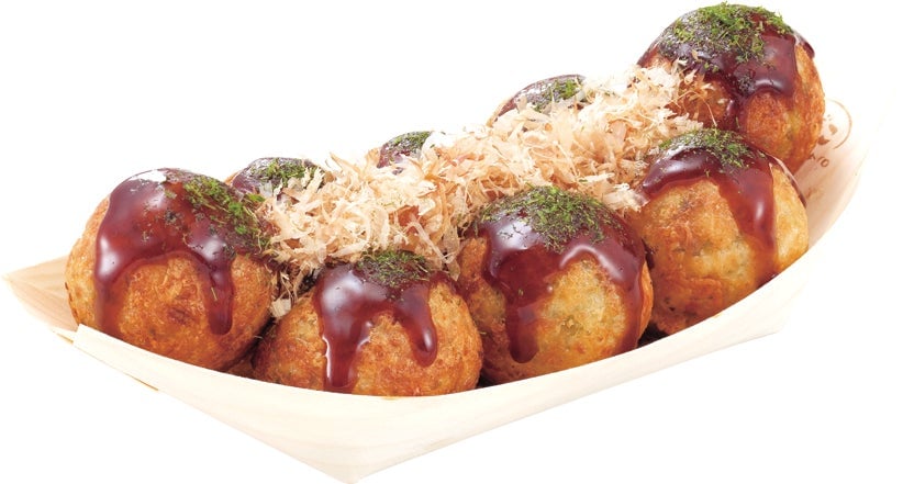 Since its founding, the most popular item is the "Zettai Umai!! Takoyaki" (sauce, 8 pieces per boat)