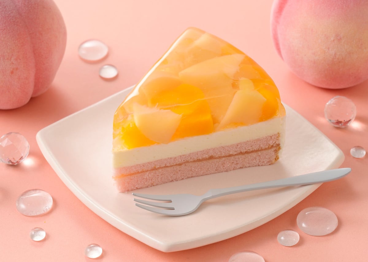 Ginza Cozy Corner Launches Refreshing Peach Jelly Sweets from July 10 in Japan
