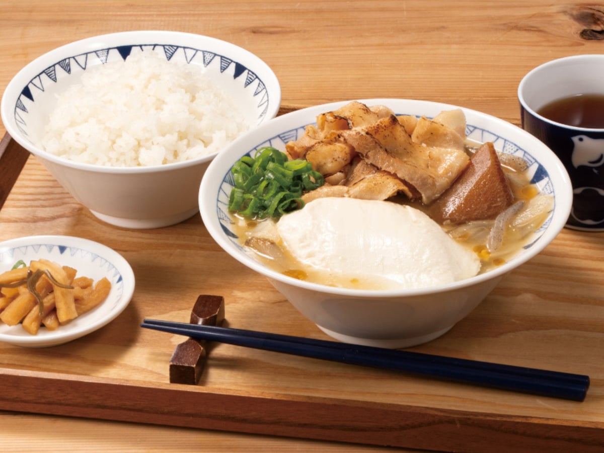 Gotchton's Summer Limited 'Mugi Miso and Sesame Sauce Chilled Soy Milk Pork Soup Set' in Tokyo from July 8