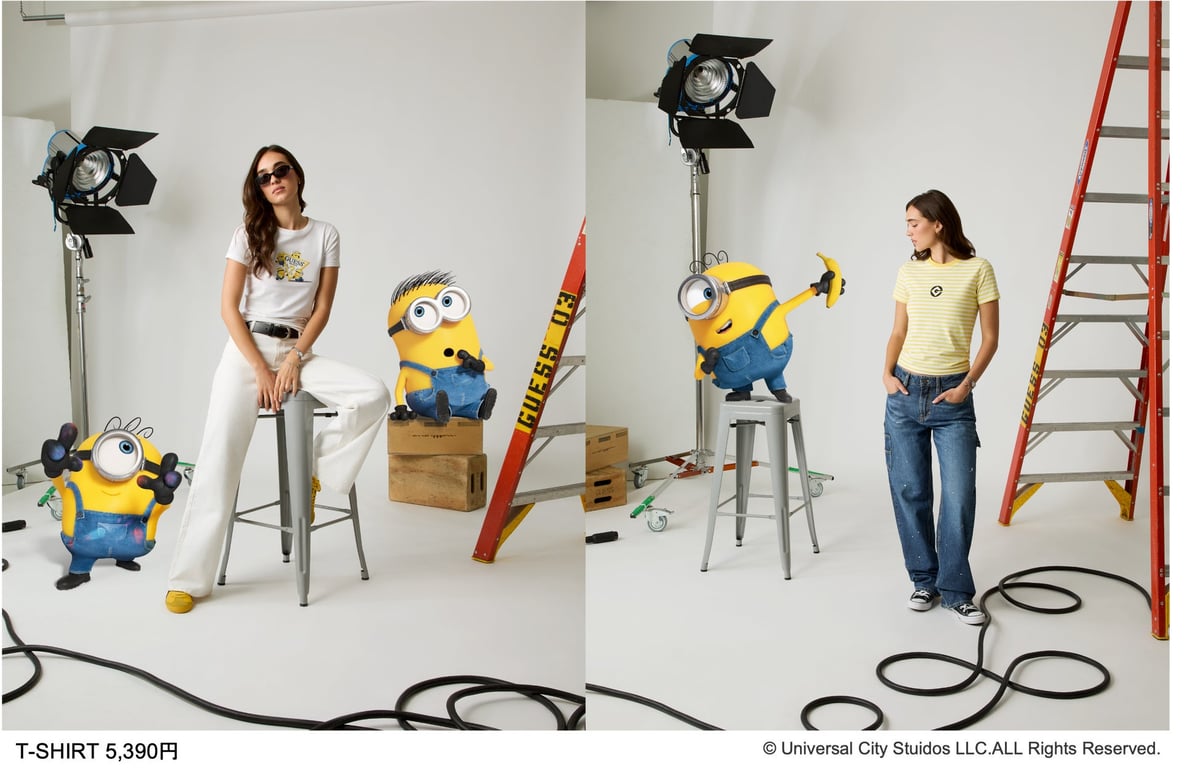 GUESS JEANS Launches Minions & Monsters Capsule Collection Inspired by New Movie