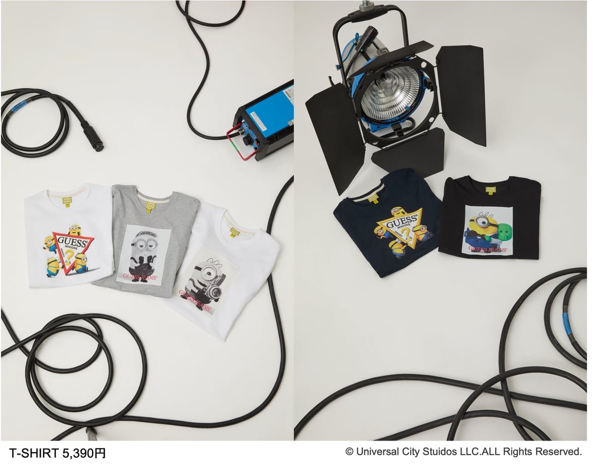 These products are designed and produced by GUESS JAPAN LLC based on a licensing agreement with Universal Studios Licensing LLC.