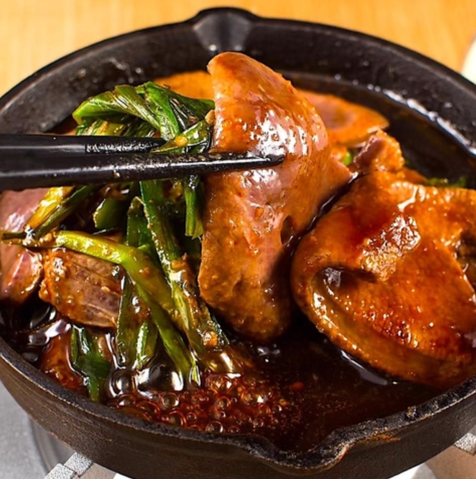 Limited to 10 servings: Legendary Liver and Leek ¥748 (tax included)