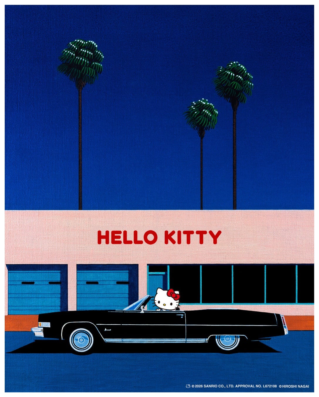 Hiroshi Nagai x Hello Kitty Collaboration Launches at Tsutaya Stores in Daikanyama and More