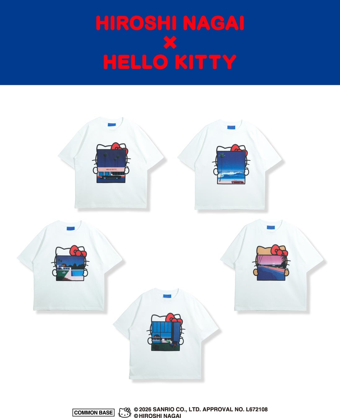 Hiroshi Nagai x Hello Kitty Collaboration Launches at Tsutaya Stores in Daikanyama and More