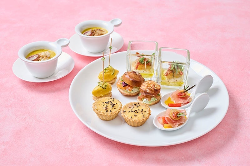 Honey Lemon and Peach Afternoon Tea KONKU Savories (Various)