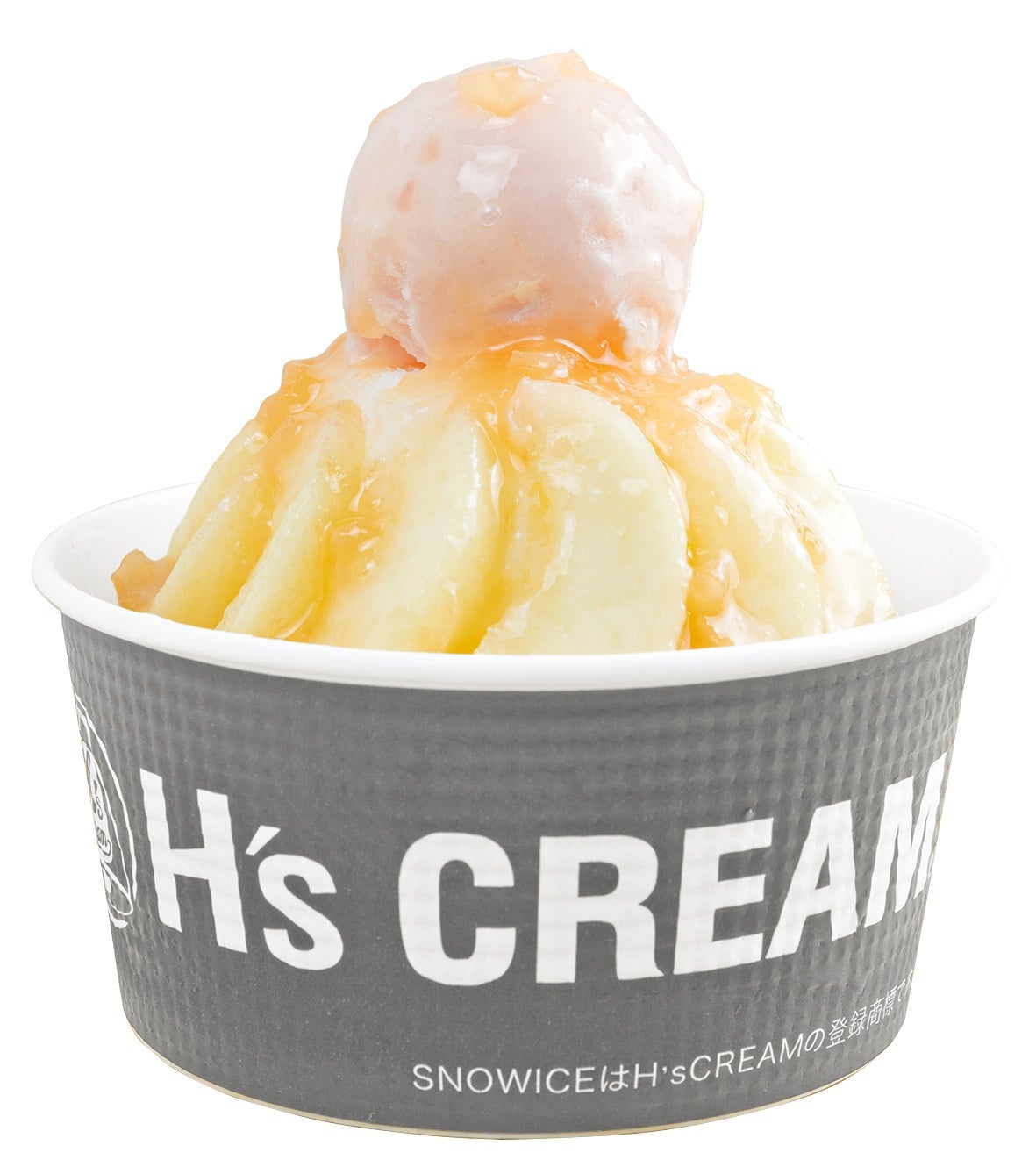 Fresh Peach Peach Snow Ice® — ¥1,480 (tax included)