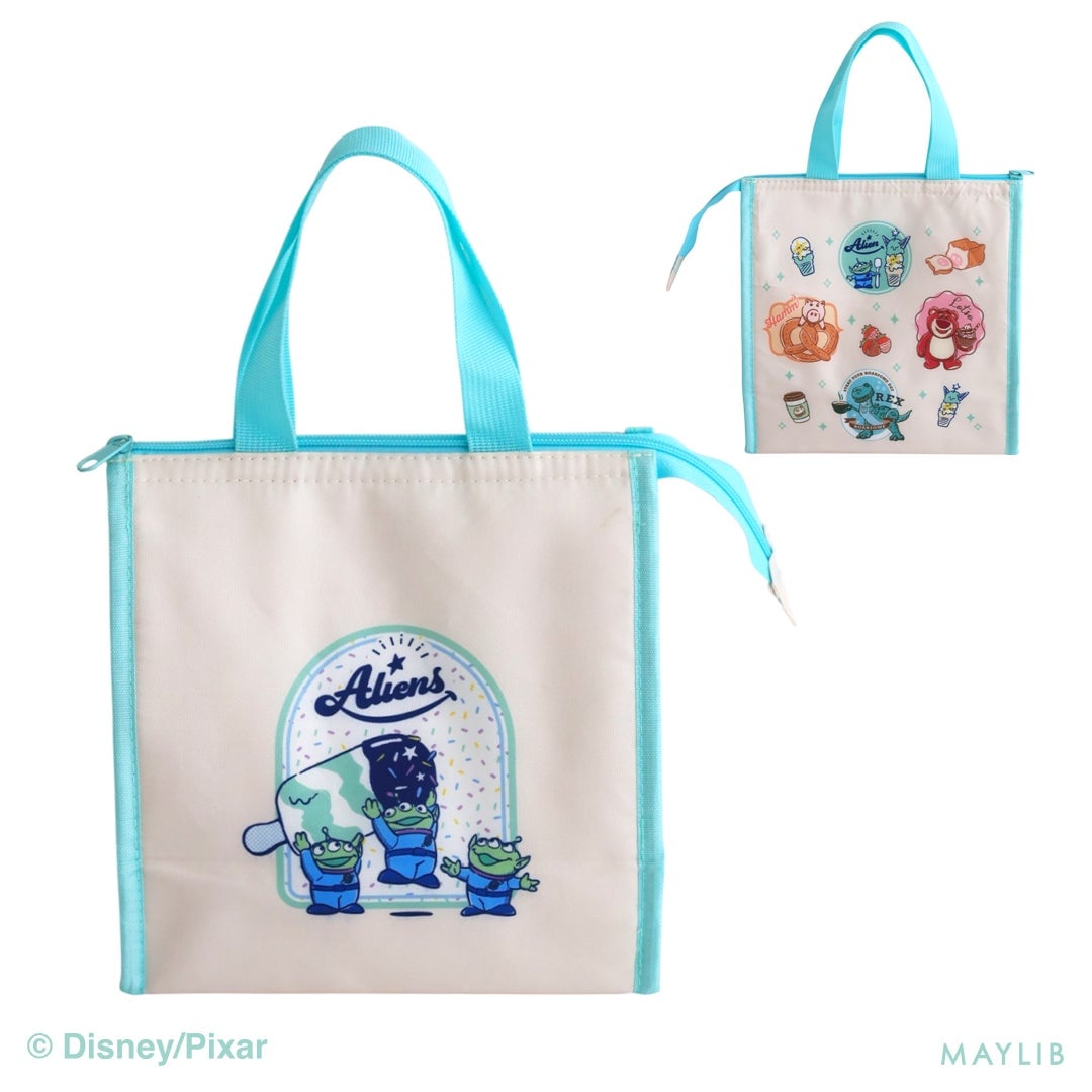 Square-shaped cooler bag, ¥550 (tax included)