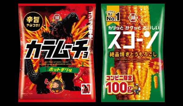 Koikeya Stick Karamucho Hot Chili Flavor / Scone Zepin Yaki Corn