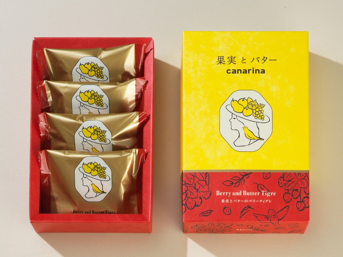 Fruit and Butter Berry Tigré 4 pieces — ¥1,188 (tax included)