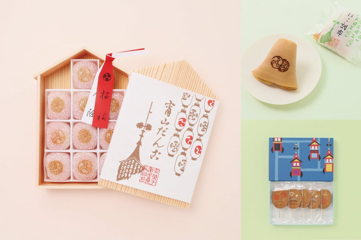 (From left clockwise) Yoiyama Dango, Hoko Chofu, Summer News〈Gion Festival〉