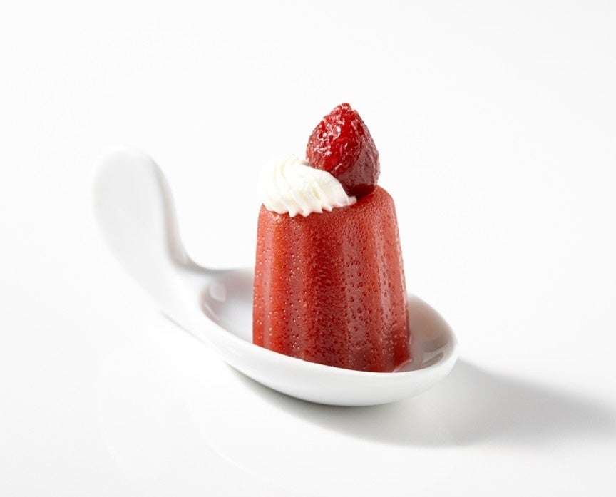 Sour cherry water yokan