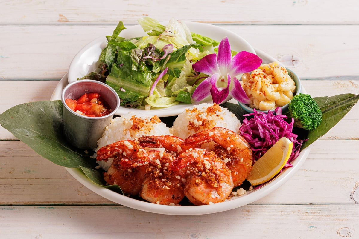Garlic Shrimp Plate