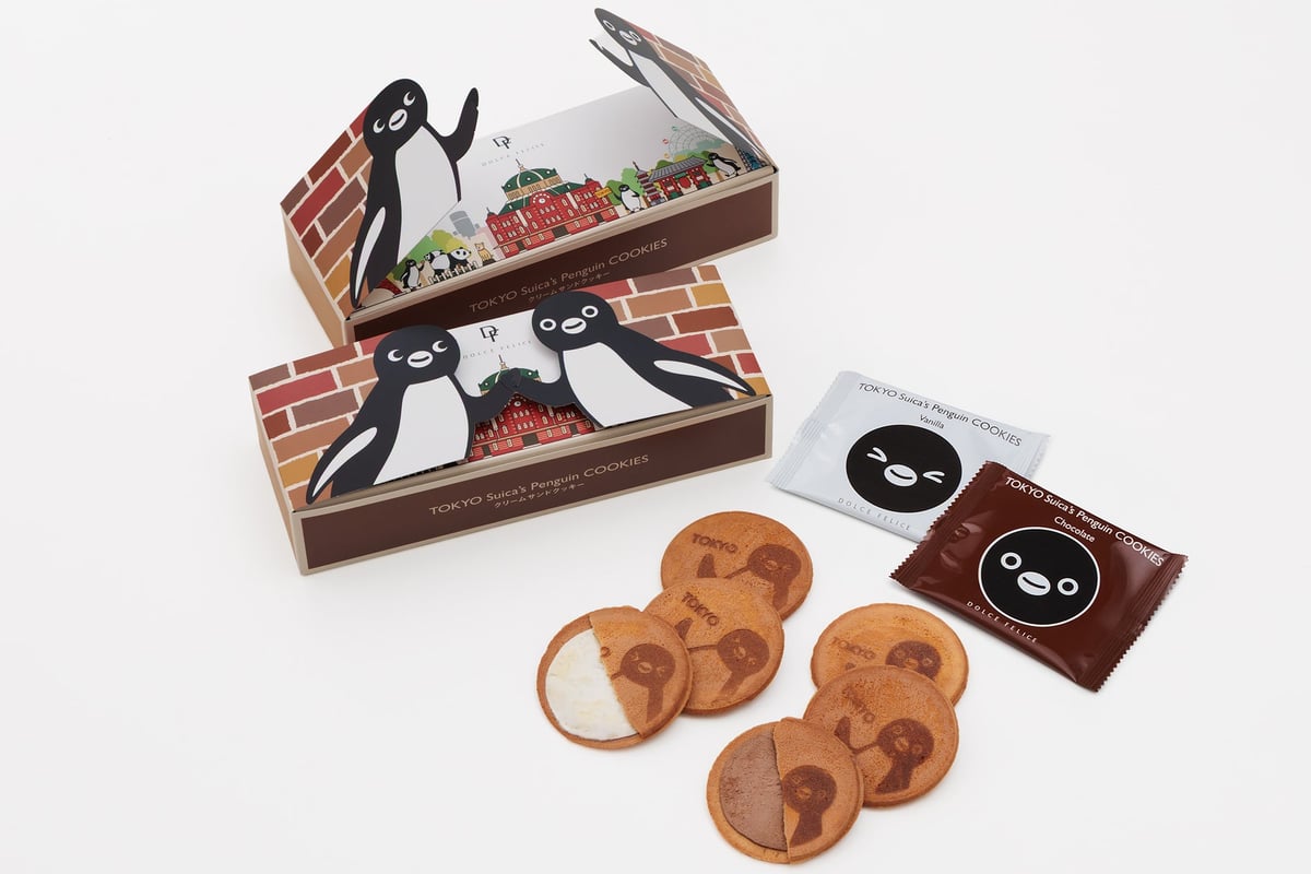 Limited Quantity: Tokyo Suica Penguin Cream Sandwich Cookies Return at Dolce Felice in Tokyo Station