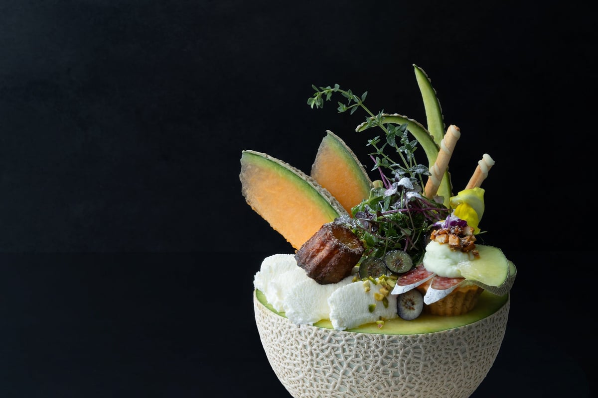 Japan's First Melon Specialty Cafe in Tokyo Launches Luxurious Whole Melon Parfait