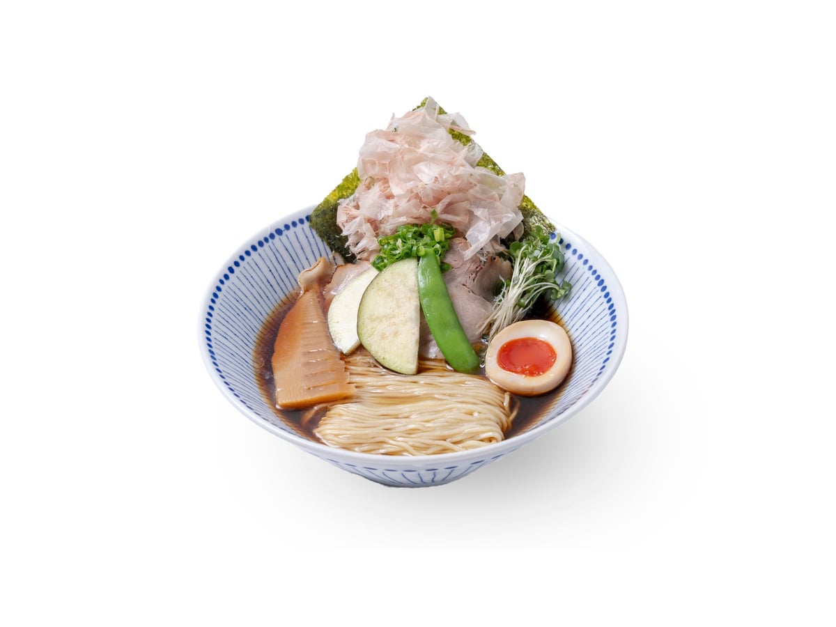 Chilled Dashi Soba (Black Soy Sauce)