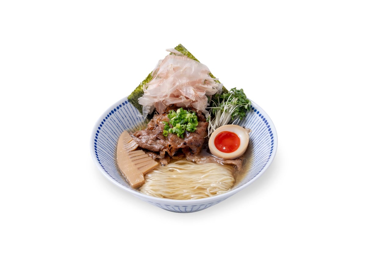 Seared Wagyu Cold Bukkake Soba (White Soy Sauce)