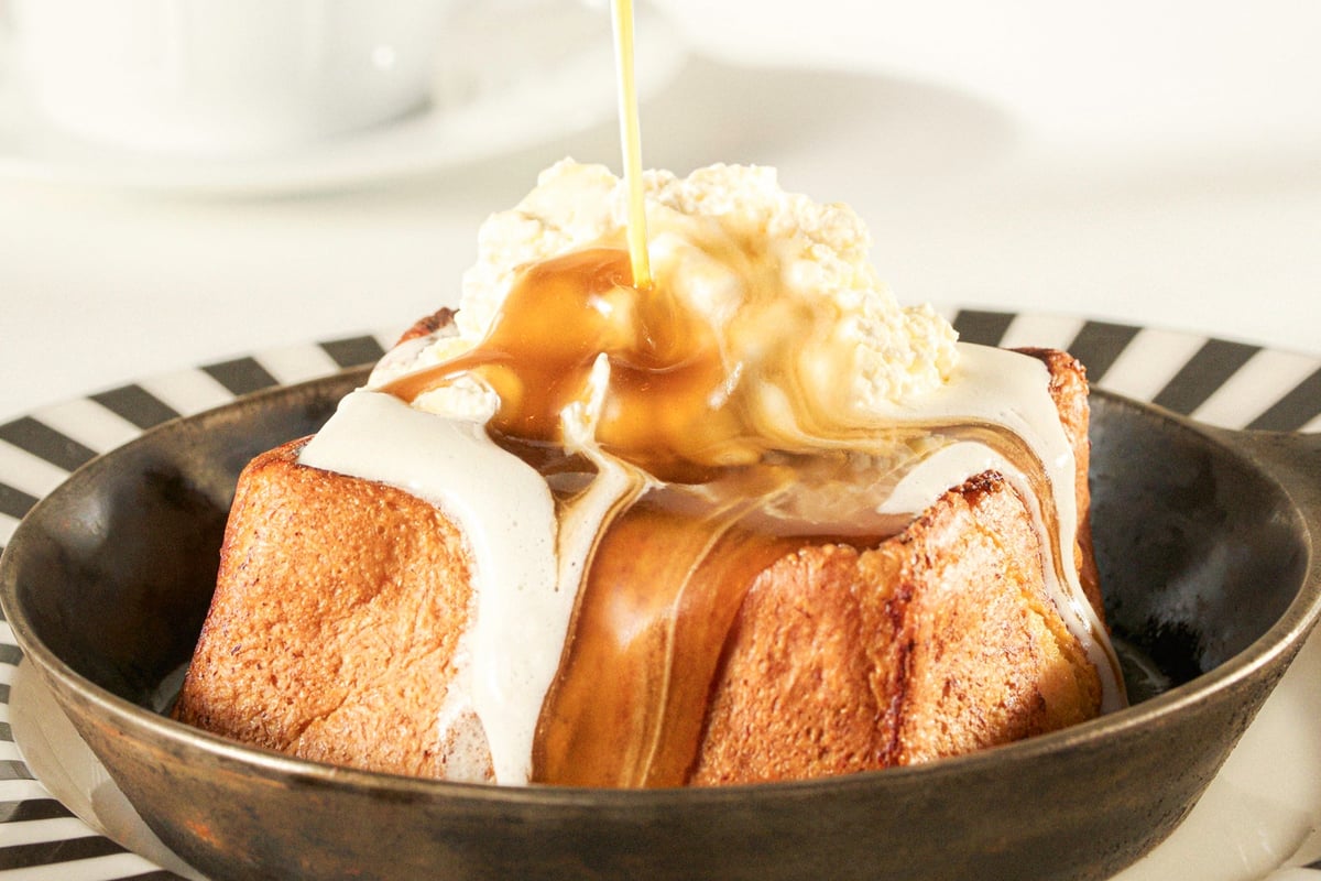 Thick-cut Brioche French Toast with Maple Butter Syrup