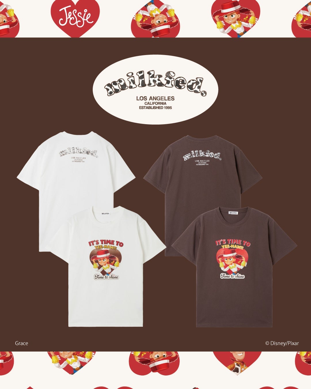 MILKFED. Releases New Jessie Collection from Toy Story in Shinjuku
