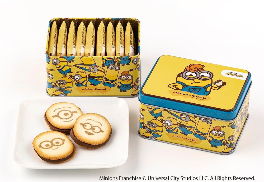 Minion in Kansai Cookie Sandwich Chocolate Banana Flavor 9 pieces — ¥1,728 (tax included)