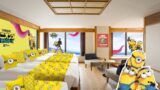 Minions & Monsters Collaboration Rooms and Sweets at Biwako Otsu Prince Hotel in Japan